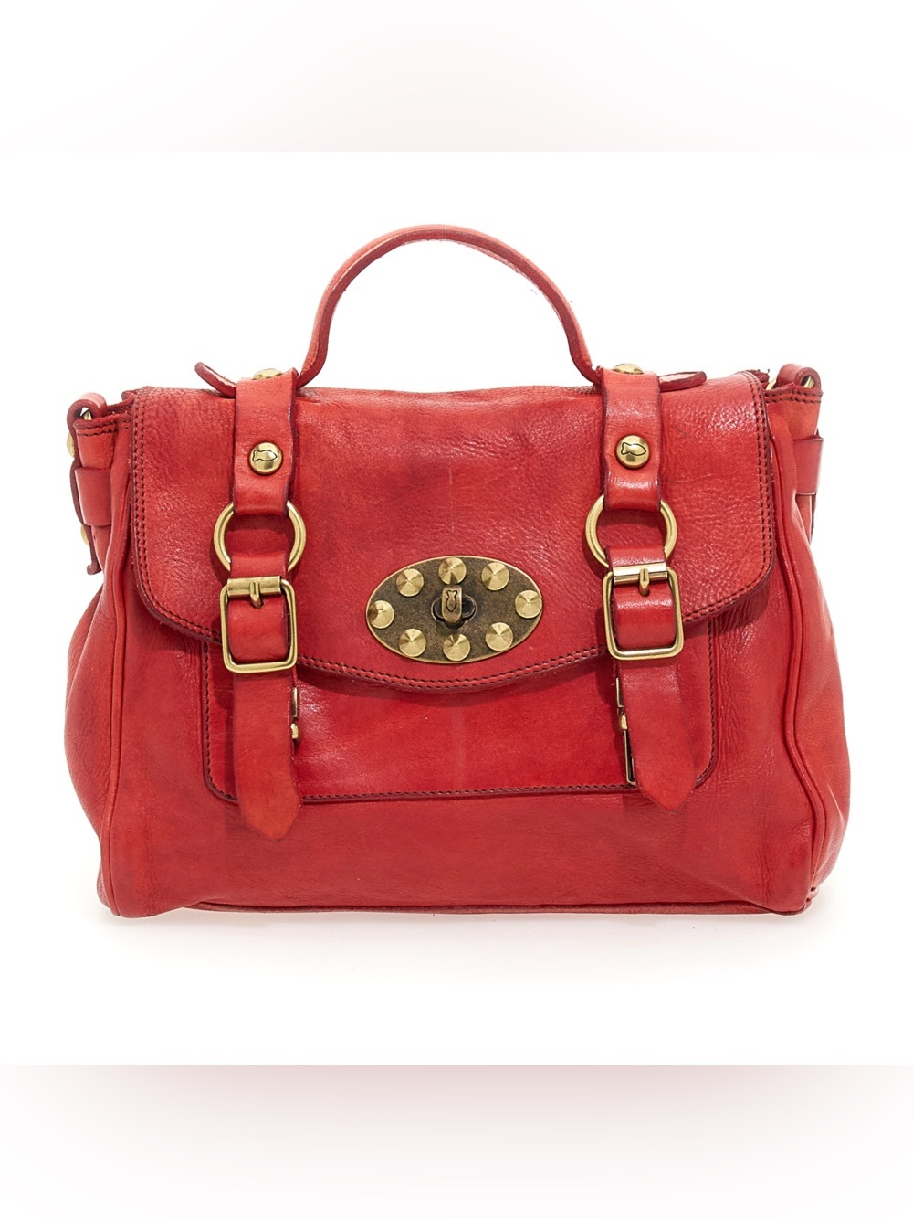Campomaggi DIONE purse 
Medium briefcase 'Dione' in red leather